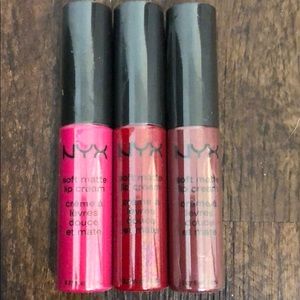 BUNDLE NYX PROFESSIONAL 
Soft Matte Lip Cream